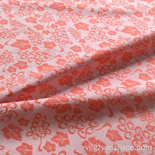 Orange Silk In bọc vải Jacquard